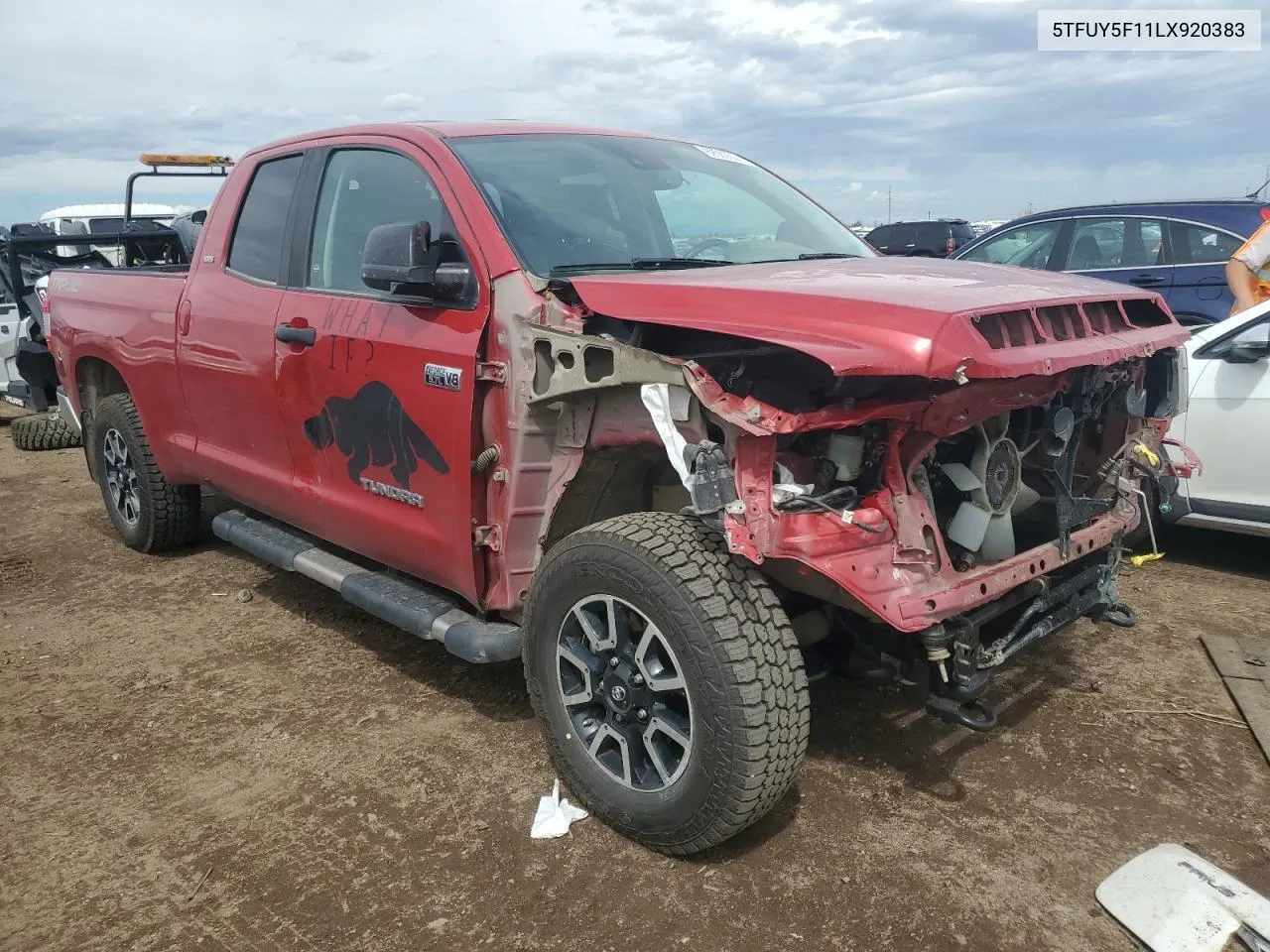 5TFUY5F11LX920383 2020 Toyota Tundra Double Cab Sr