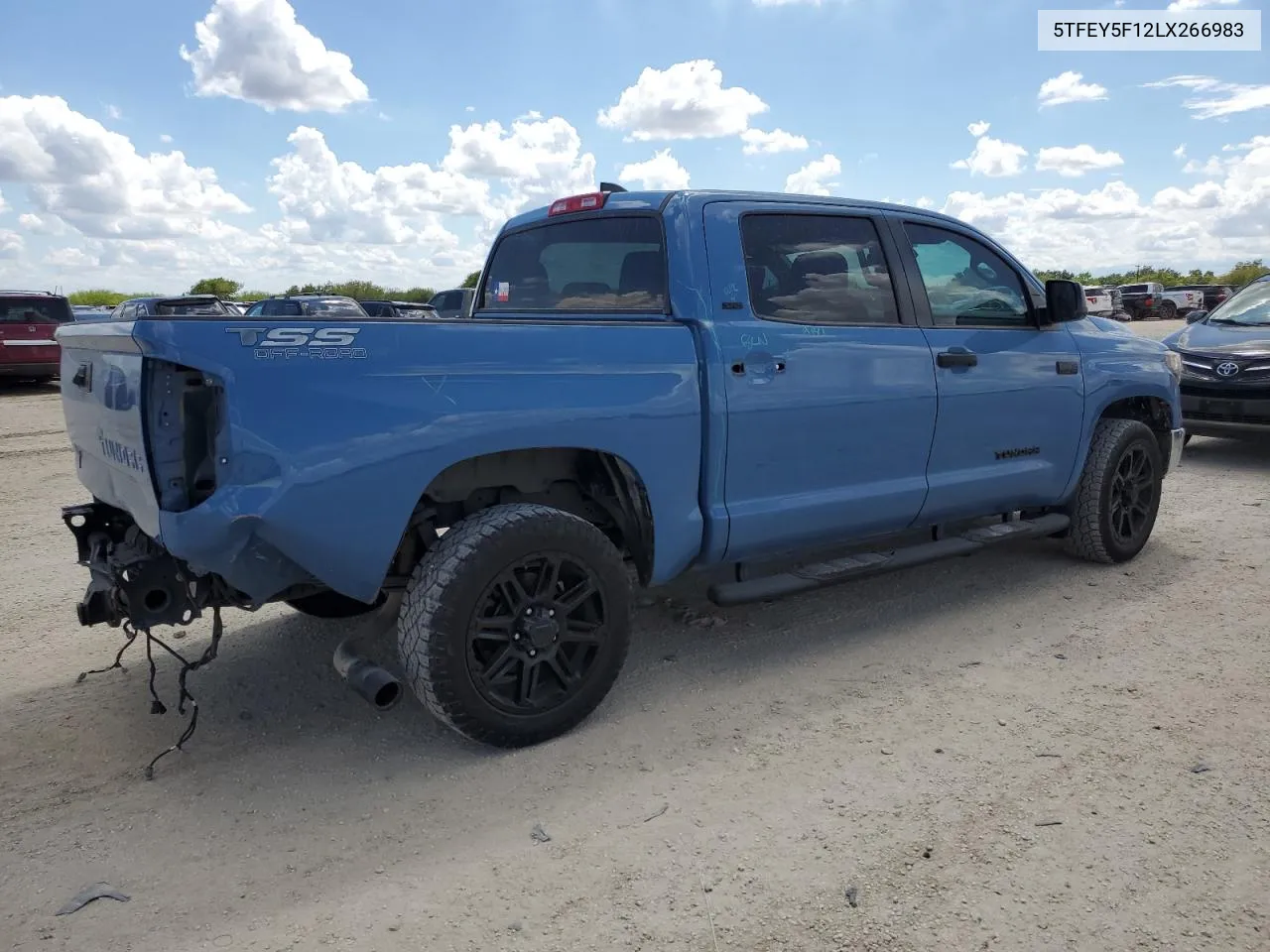 2020 Toyota Tundra Crewmax Sr5 VIN: 5TFEY5F12LX266983 Lot: 69093514