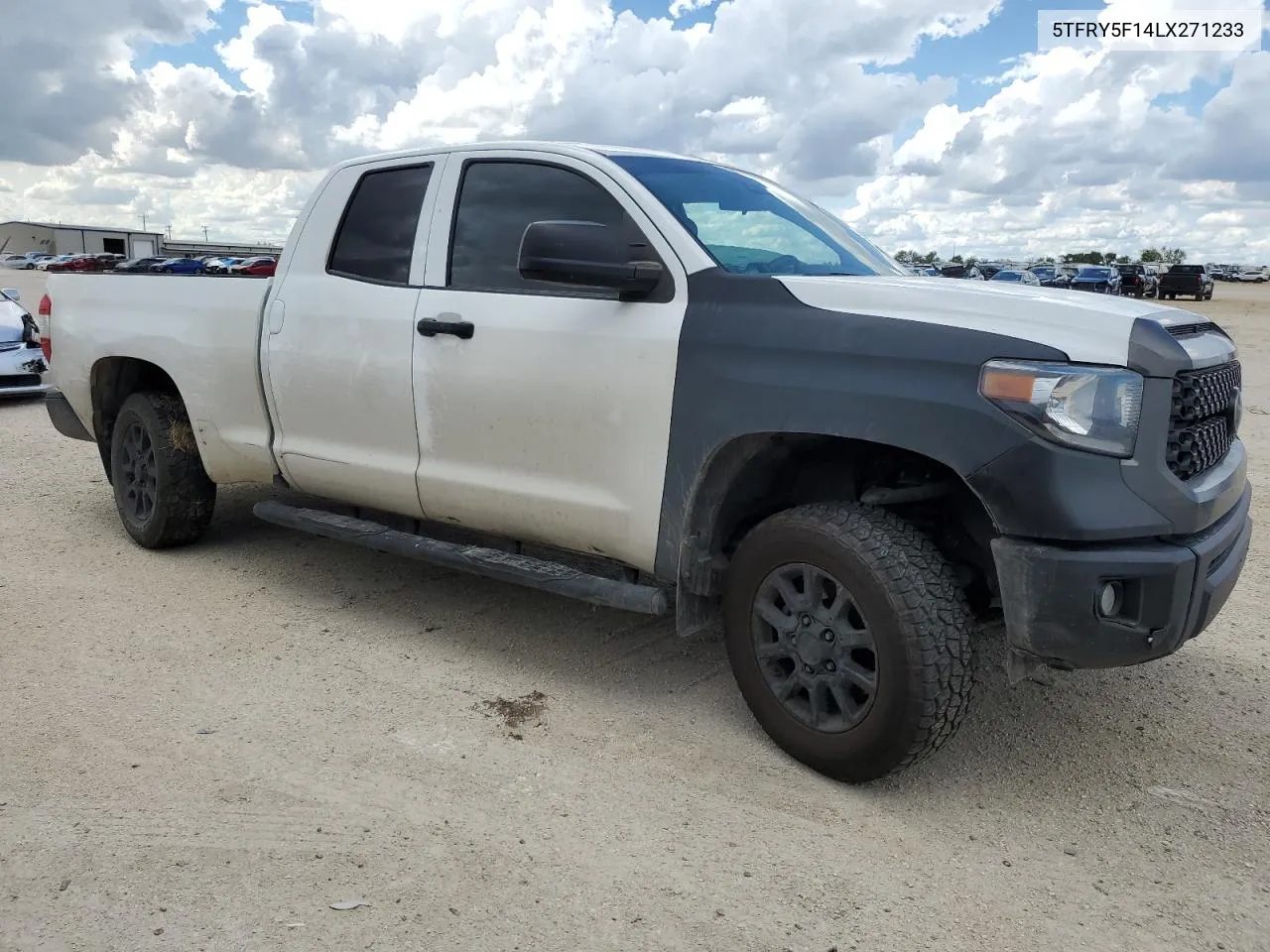 2020 Toyota Tundra Double Cab Sr VIN: 5TFRY5F14LX271233 Lot: 69204344