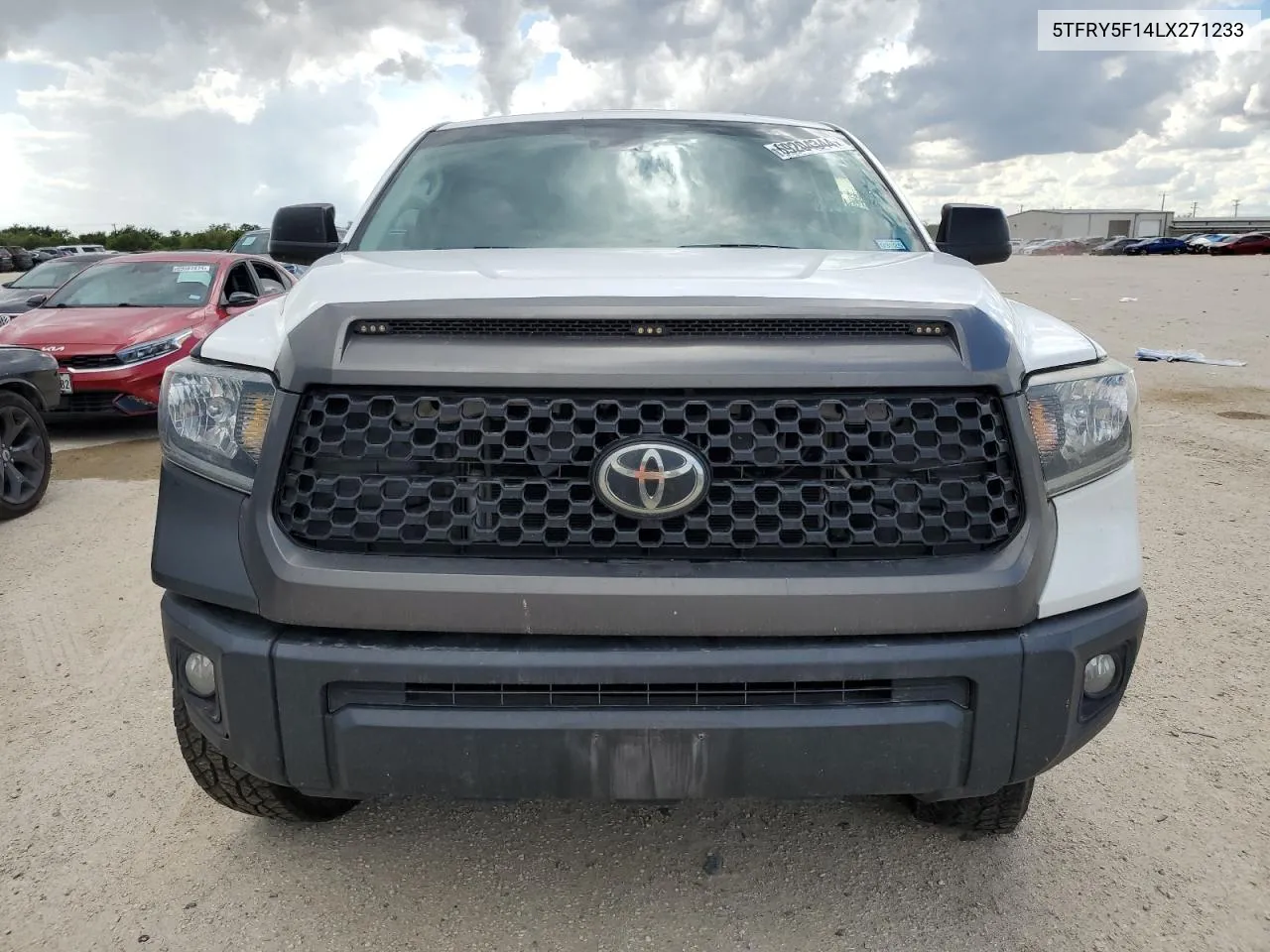 2020 Toyota Tundra Double Cab Sr VIN: 5TFRY5F14LX271233 Lot: 69204344