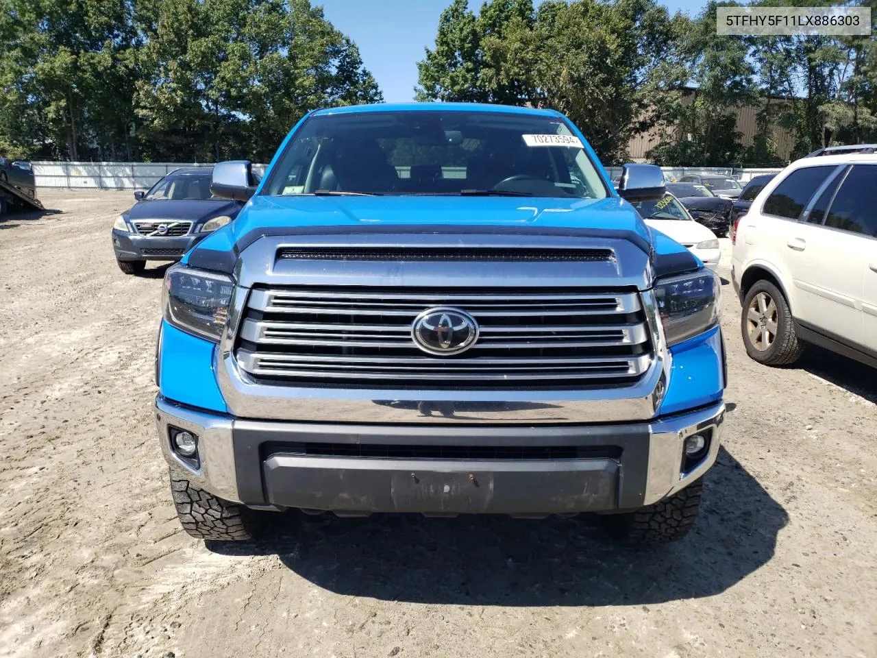 2020 Toyota Tundra Crewmax Limited VIN: 5TFHY5F11LX886303 Lot: 70273594