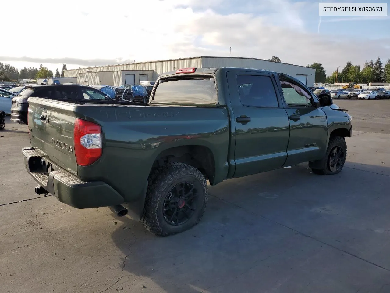 2020 Toyota Tundra Crewmax Sr5 VIN: 5TFDY5F15LX893673 Lot: 70583274