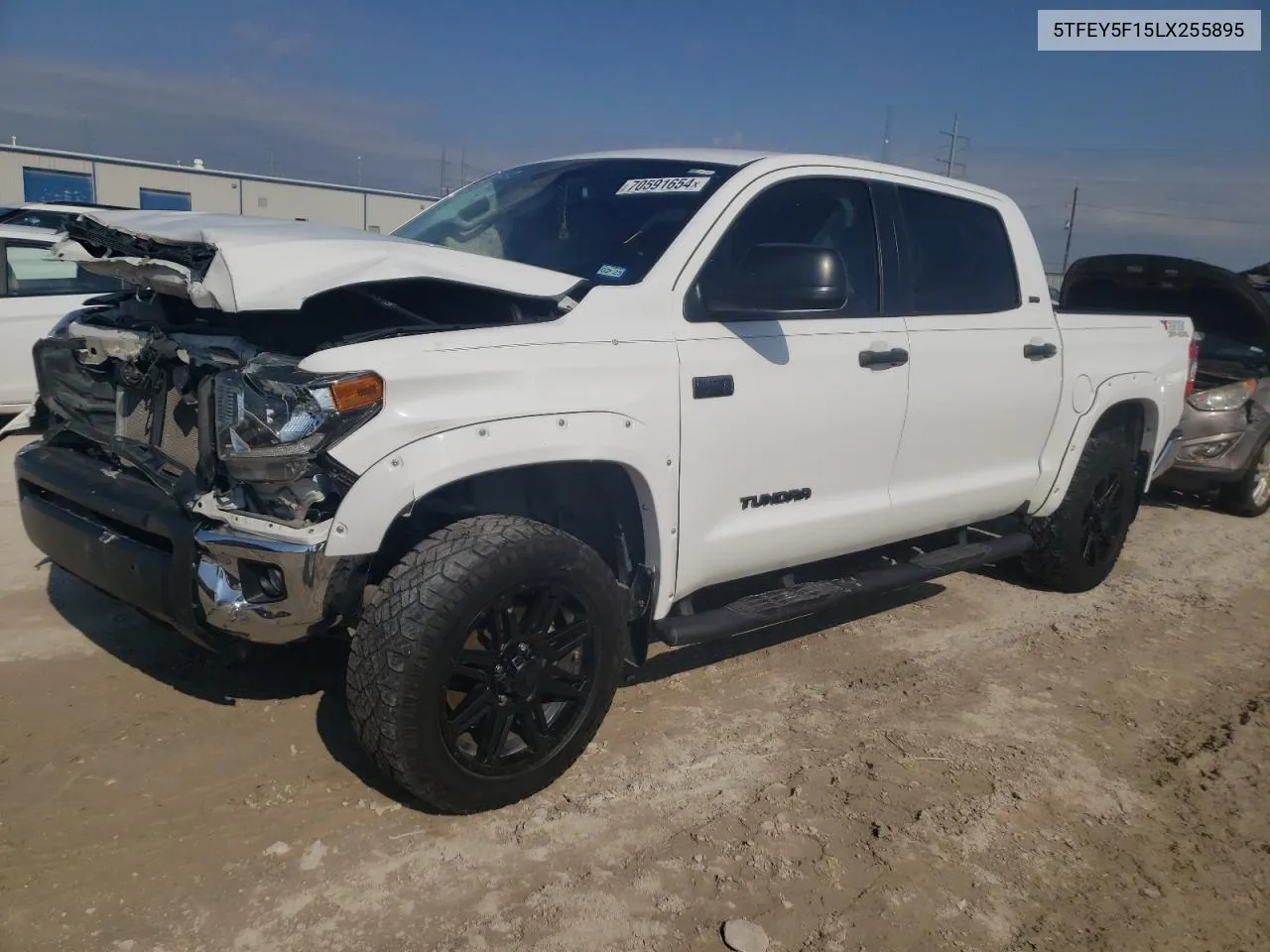 2020 Toyota Tundra Crewmax Sr5 VIN: 5TFEY5F15LX255895 Lot: 70591654