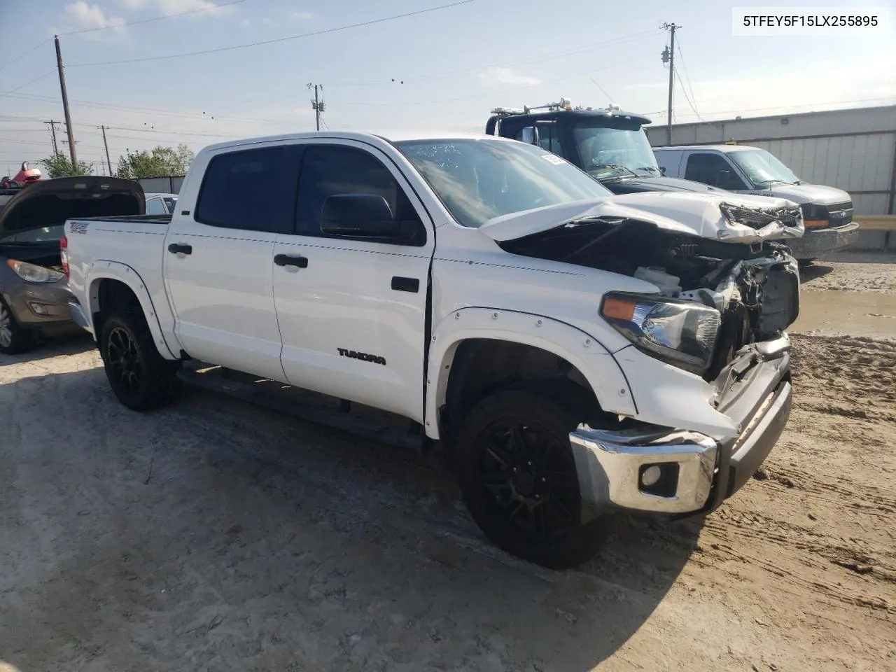 2020 Toyota Tundra Crewmax Sr5 VIN: 5TFEY5F15LX255895 Lot: 70591654