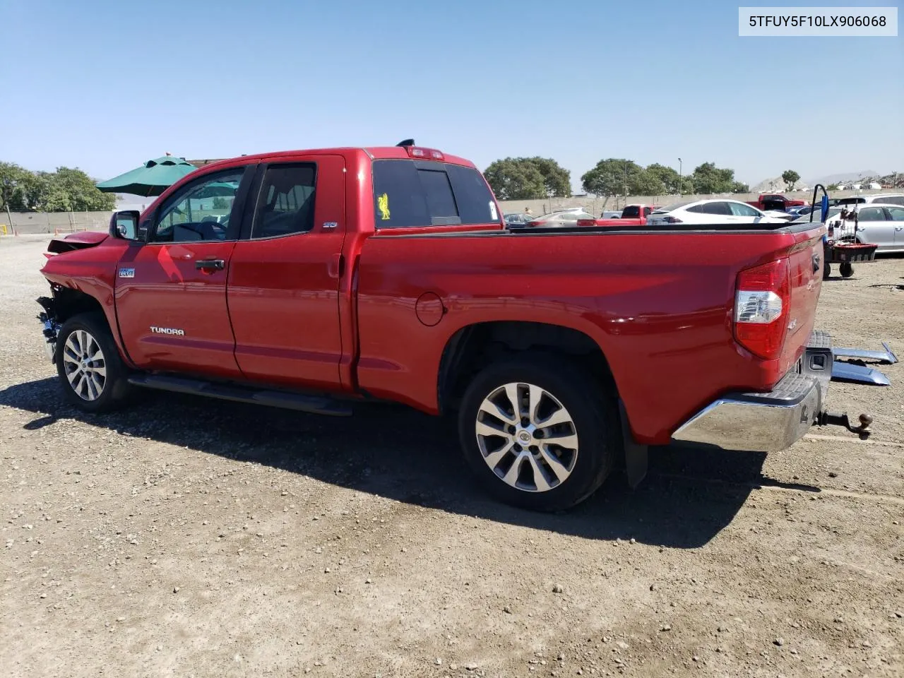 2020 Toyota Tundra Double Cab Sr VIN: 5TFUY5F10LX906068 Lot: 70705574