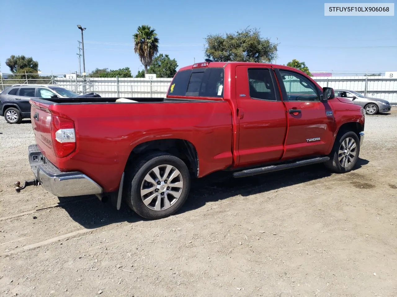 2020 Toyota Tundra Double Cab Sr VIN: 5TFUY5F10LX906068 Lot: 70705574