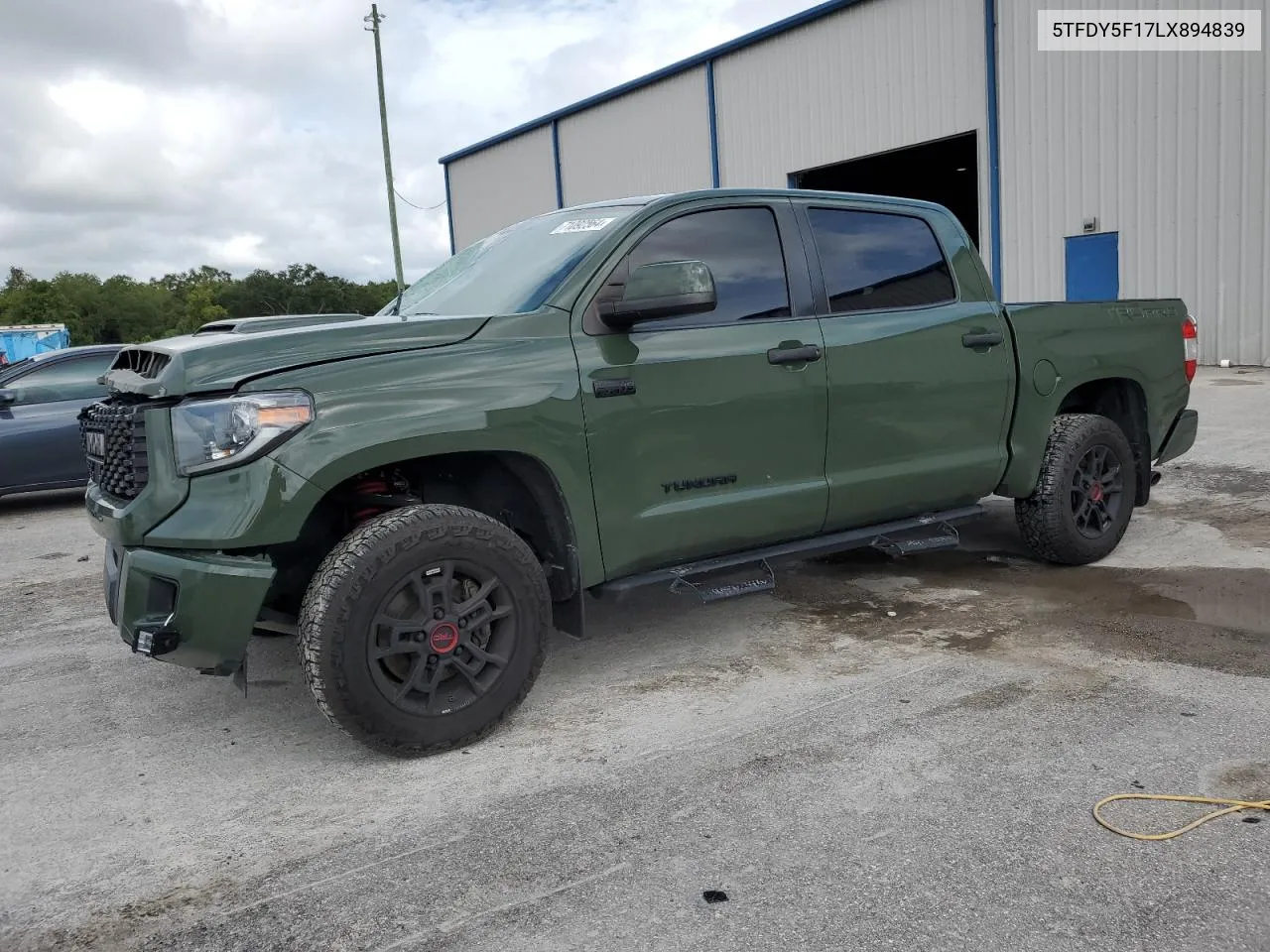 2020 Toyota Tundra Crewmax Sr5 VIN: 5TFDY5F17LX894839 Lot: 71092564