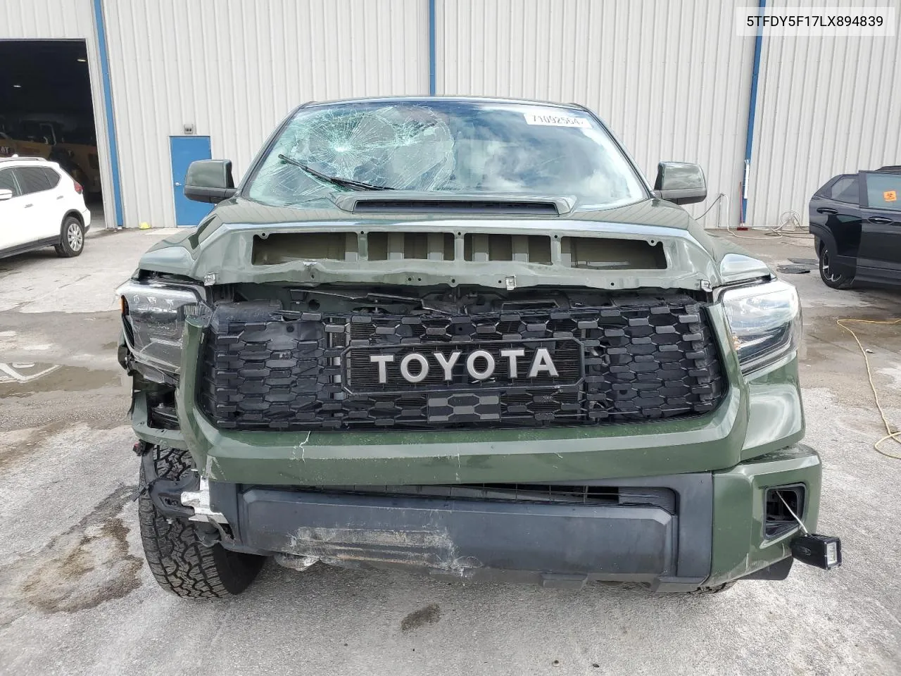 2020 Toyota Tundra Crewmax Sr5 VIN: 5TFDY5F17LX894839 Lot: 71092564