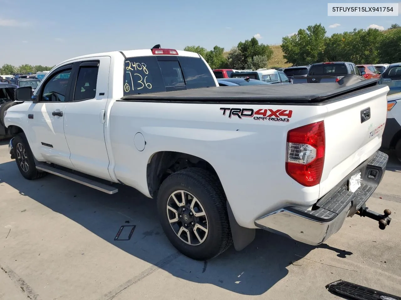 5TFUY5F15LX941754 2020 Toyota Tundra Double Cab Sr