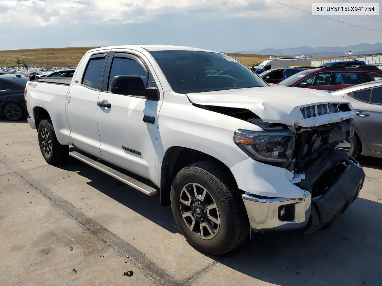 5TFUY5F15LX941754 2020 Toyota Tundra Double Cab Sr