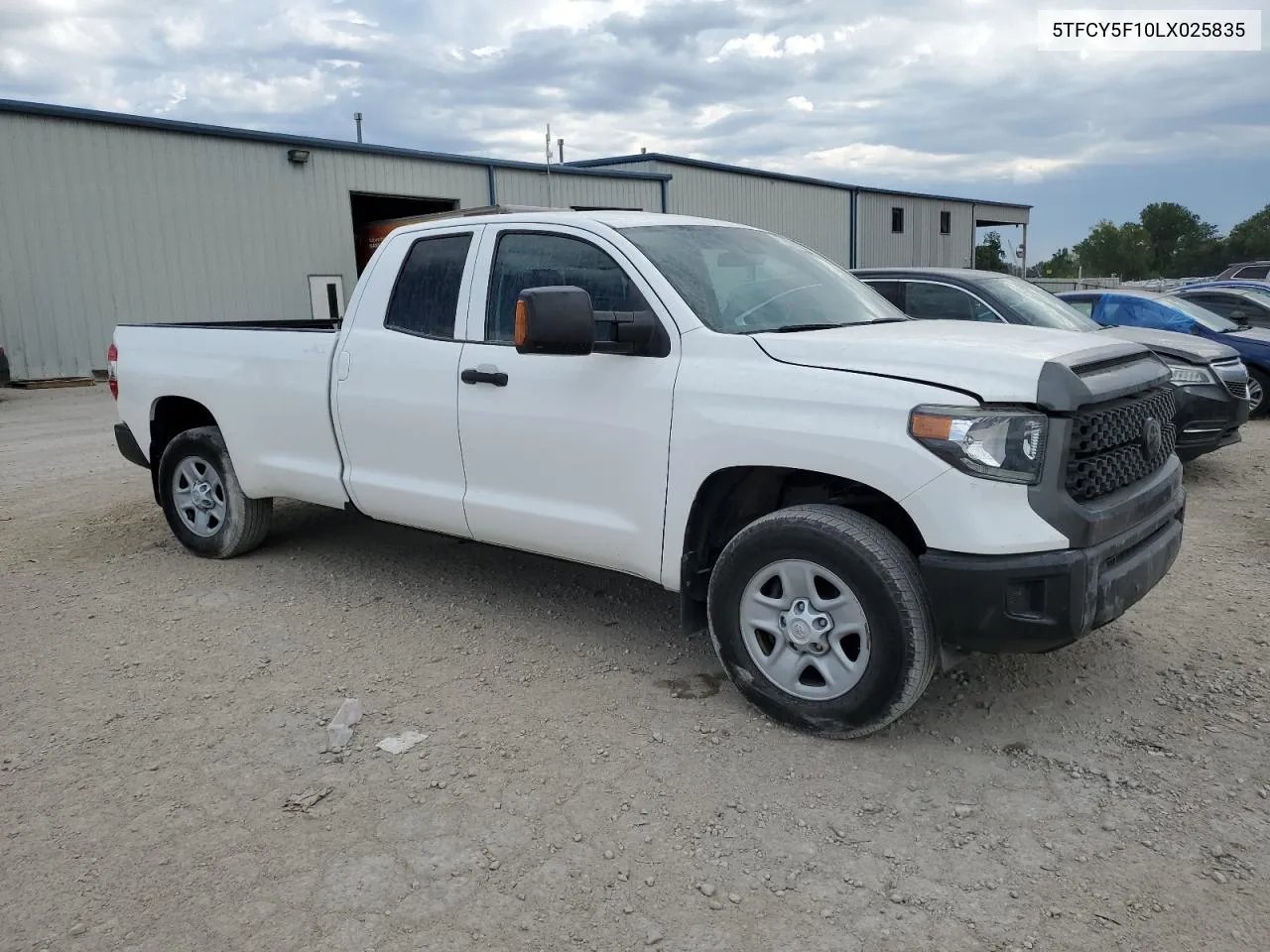 2020 Toyota Tundra Double Cab Sr VIN: 5TFCY5F10LX025835 Lot: 71699364