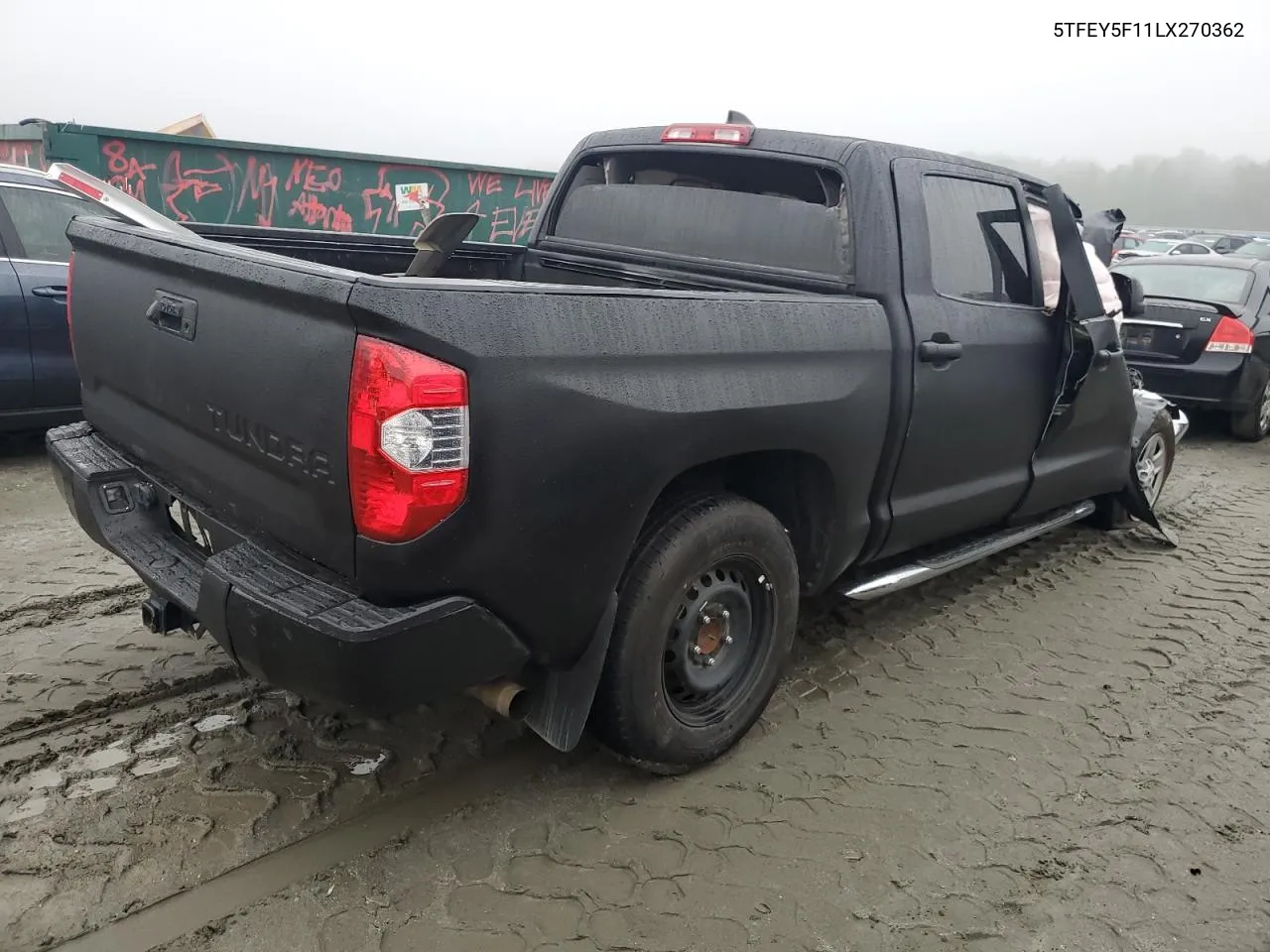 2020 Toyota Tundra Crewmax Sr5 VIN: 5TFEY5F11LX270362 Lot: 72025434