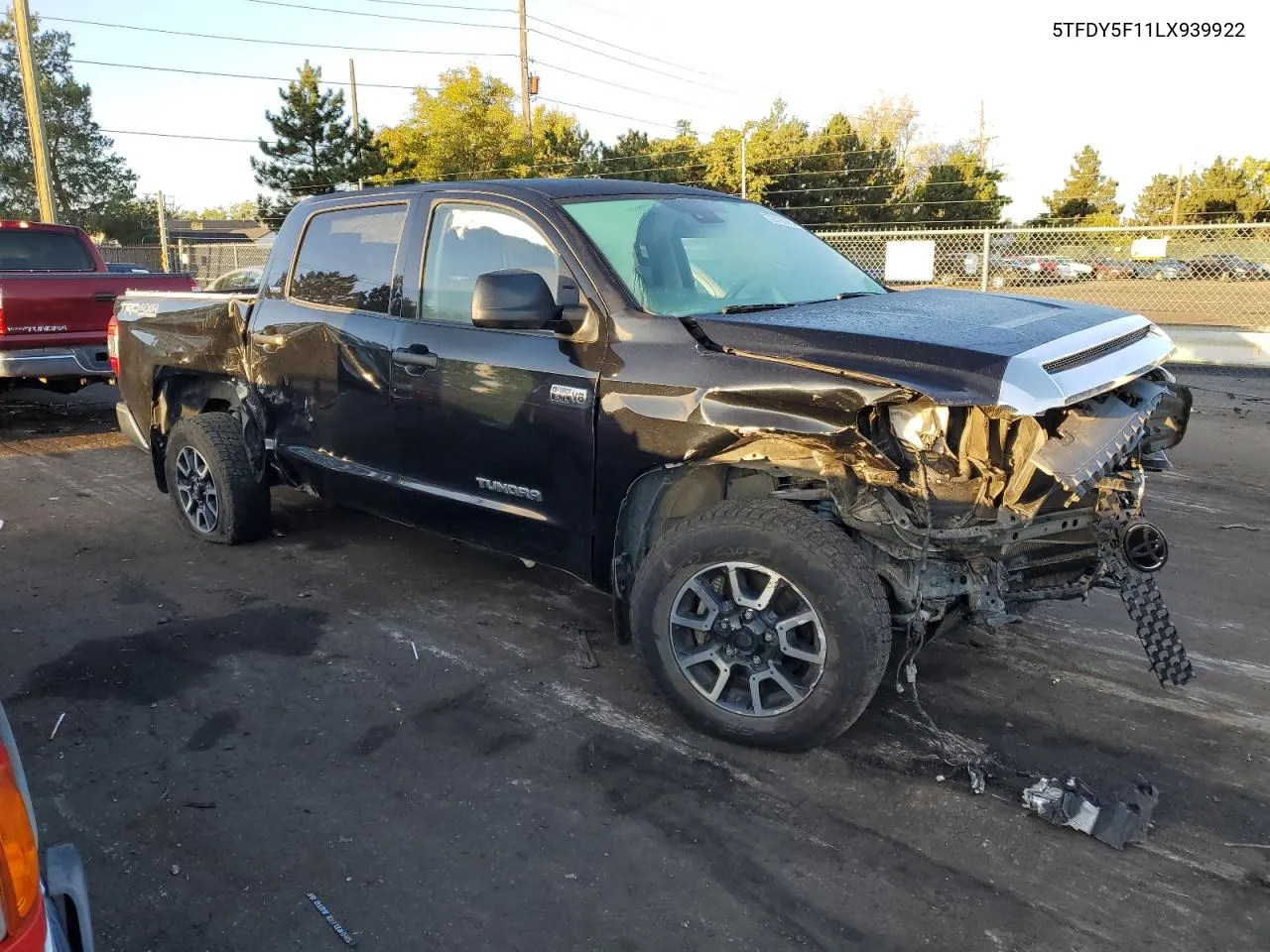 2020 Toyota Tundra Crewmax Sr5 VIN: 5TFDY5F11LX939922 Lot: 72183904