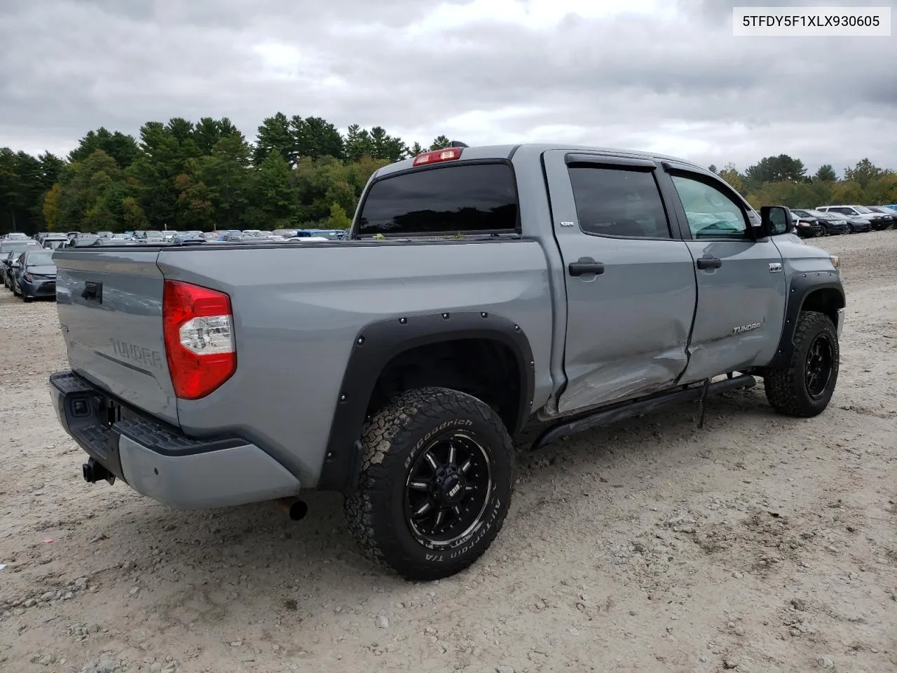 2020 Toyota Tundra Crewmax Sr5 VIN: 5TFDY5F1XLX930605 Lot: 72271994