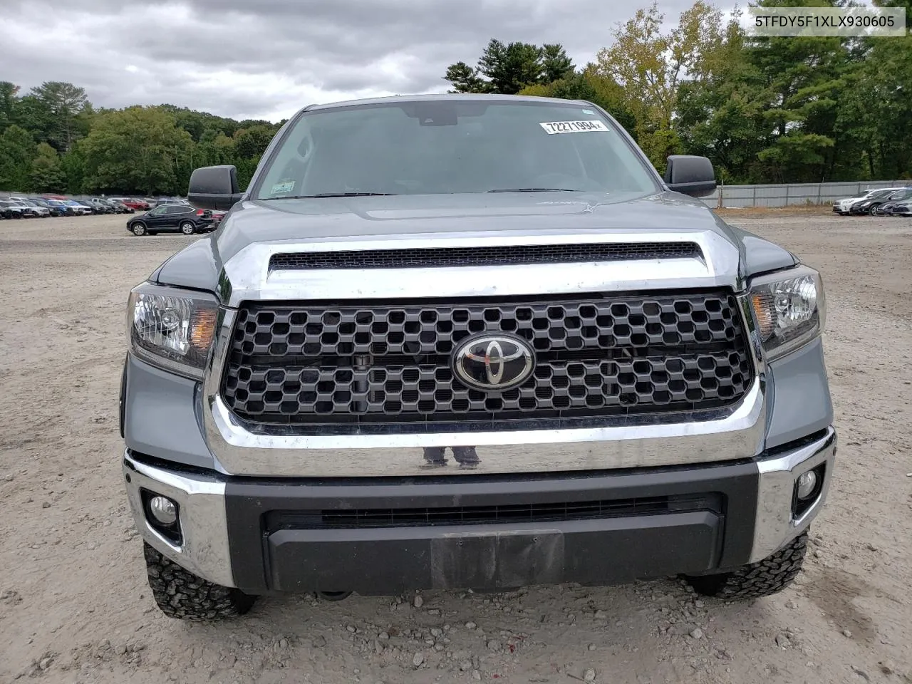 2020 Toyota Tundra Crewmax Sr5 VIN: 5TFDY5F1XLX930605 Lot: 72271994