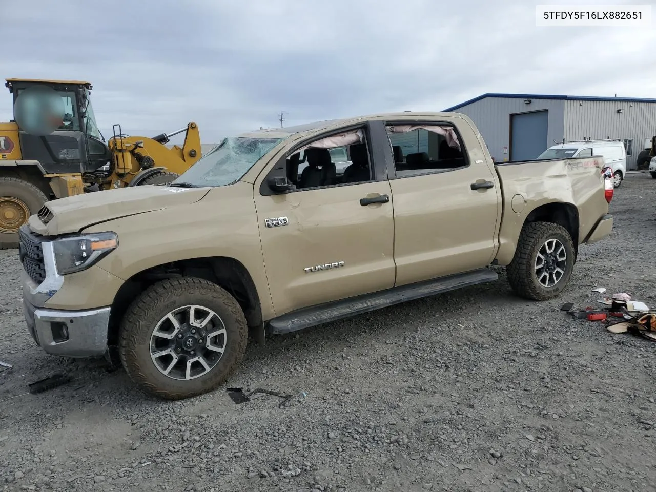 2020 Toyota Tundra Crewmax Sr5 VIN: 5TFDY5F16LX882651 Lot: 72452504