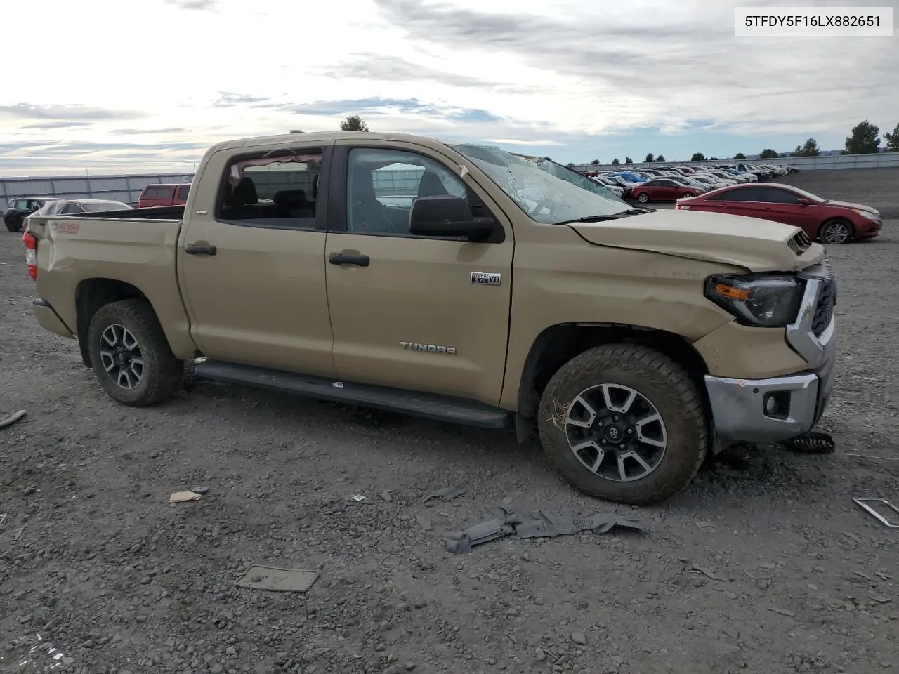 5TFDY5F16LX882651 2020 Toyota Tundra Crewmax Sr5