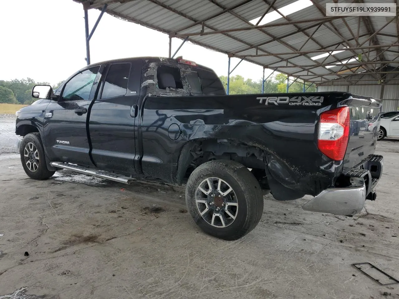 2020 Toyota Tundra Double Cab Sr VIN: 5TFUY5F19LX939991 Lot: 72992314