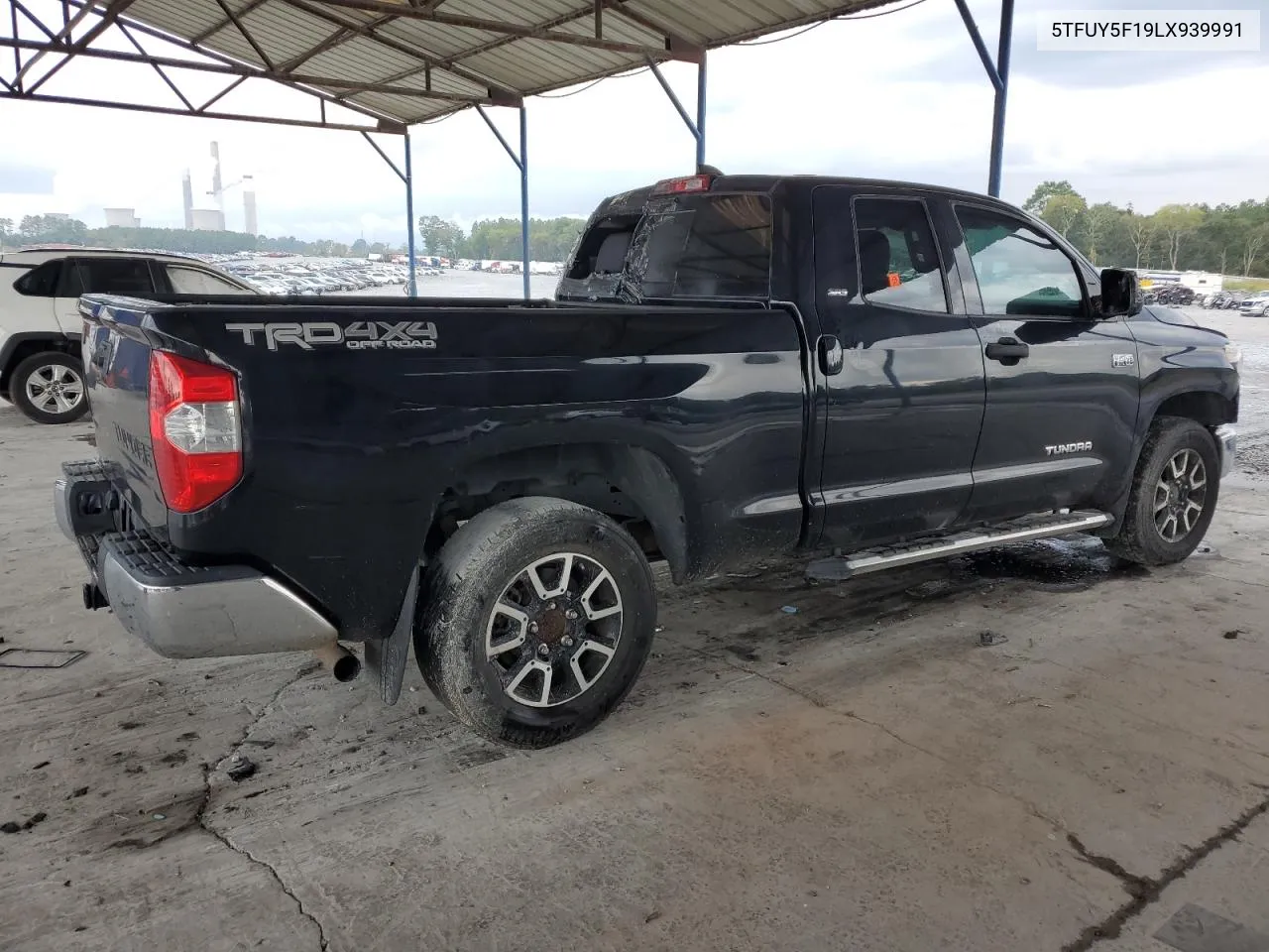 2020 Toyota Tundra Double Cab Sr VIN: 5TFUY5F19LX939991 Lot: 72992314