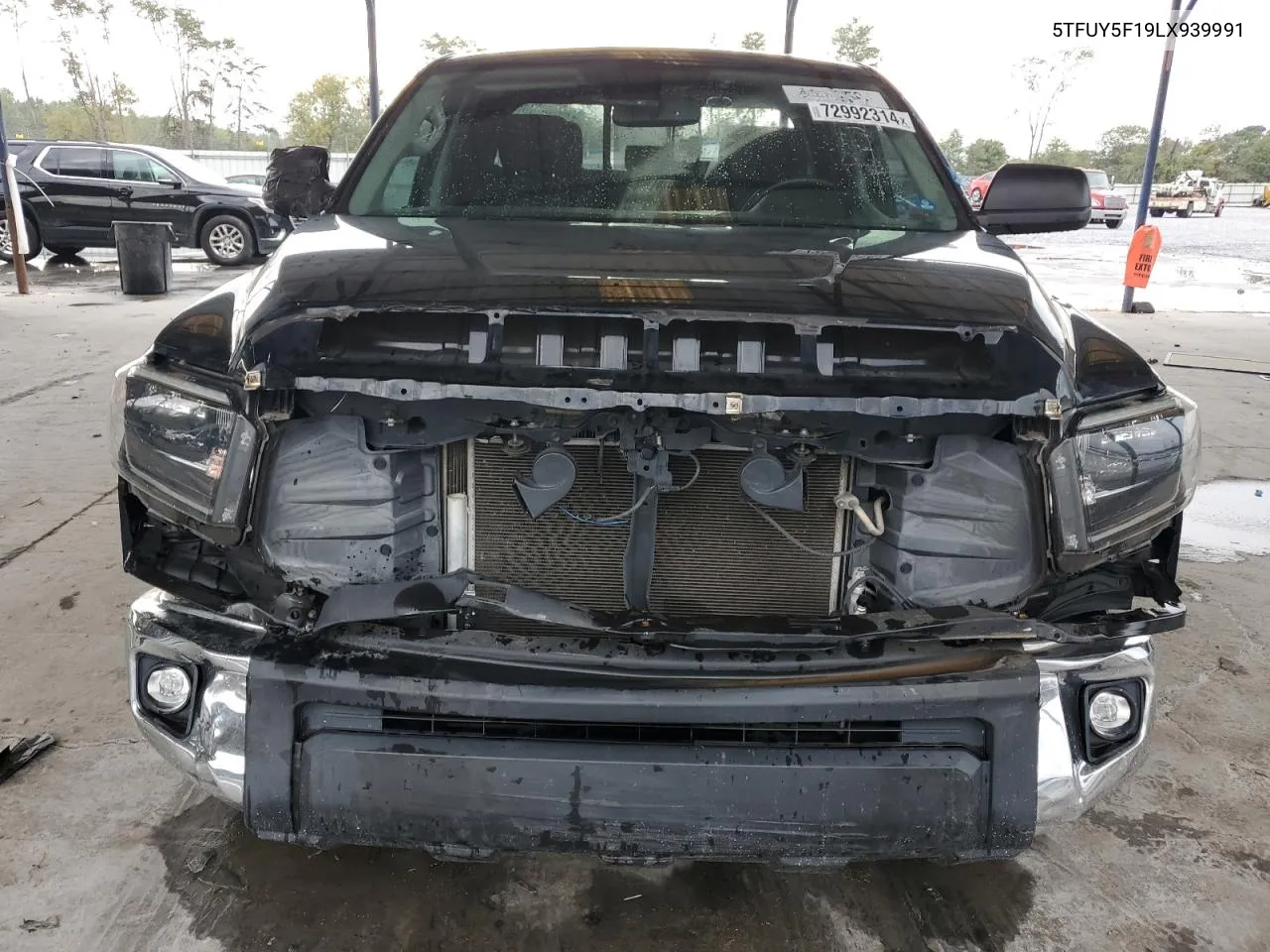 2020 Toyota Tundra Double Cab Sr VIN: 5TFUY5F19LX939991 Lot: 72992314