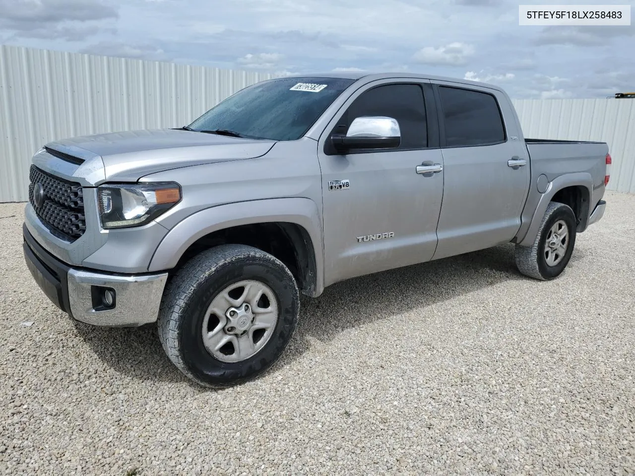 2020 Toyota Tundra Crewmax Sr5 VIN: 5TFEY5F18LX258483 Lot: 73025514