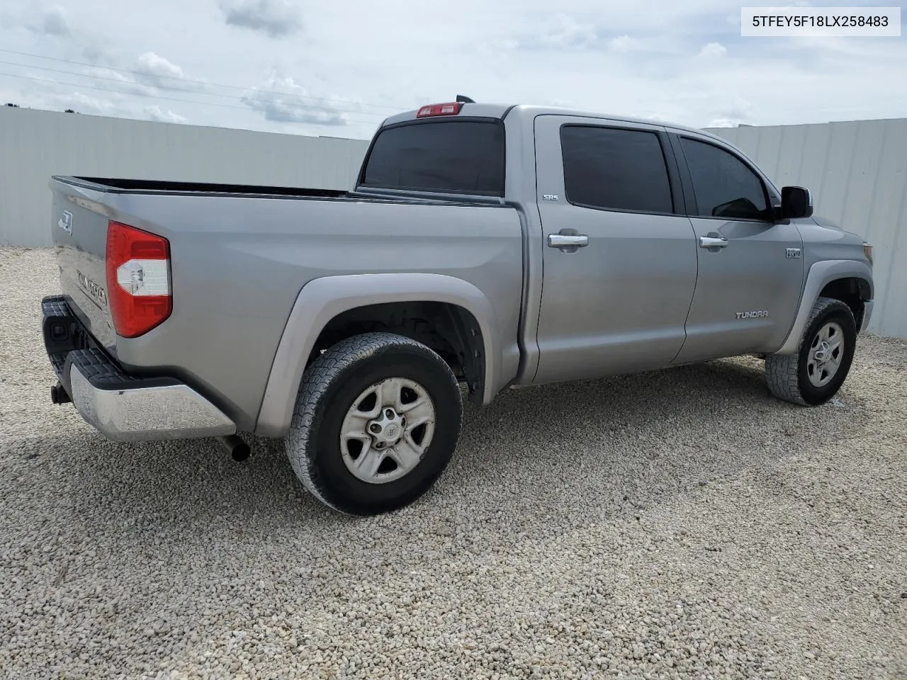 2020 Toyota Tundra Crewmax Sr5 VIN: 5TFEY5F18LX258483 Lot: 73025514