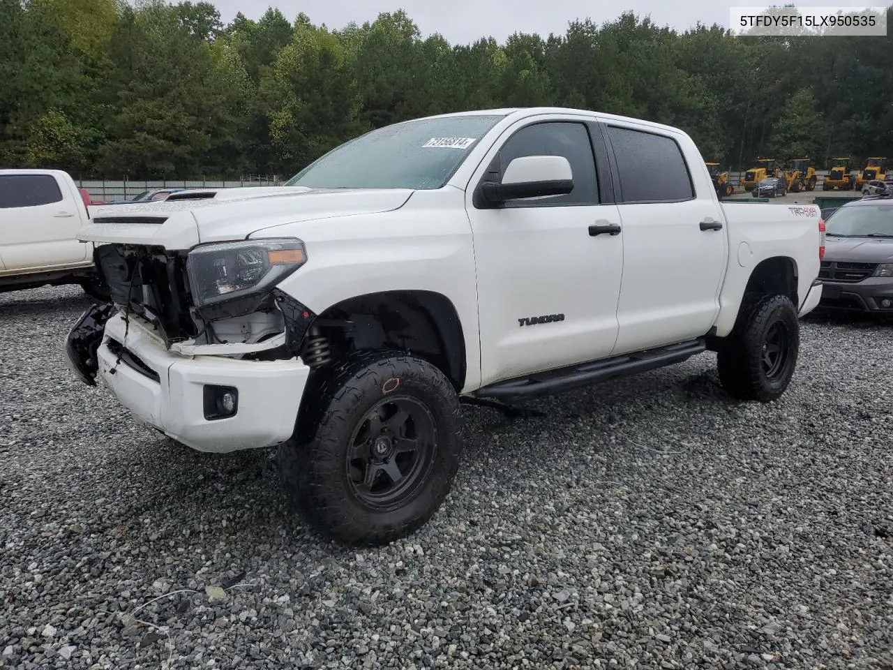 5TFDY5F15LX950535 2020 Toyota Tundra Crewmax Sr5