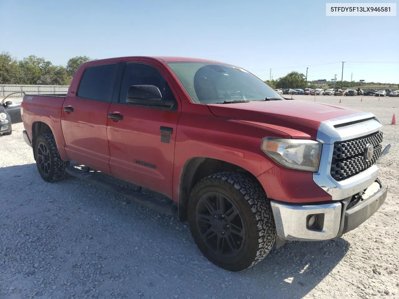 2020 Toyota Tundra Crewmax Sr5 VIN: 5TFDY5F13LX946581 Lot: 73278734