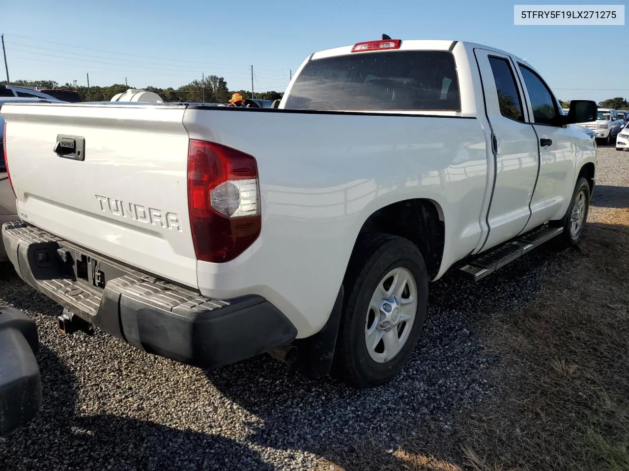 5TFRY5F19LX271275 2020 Toyota Tundra Double Cab Sr