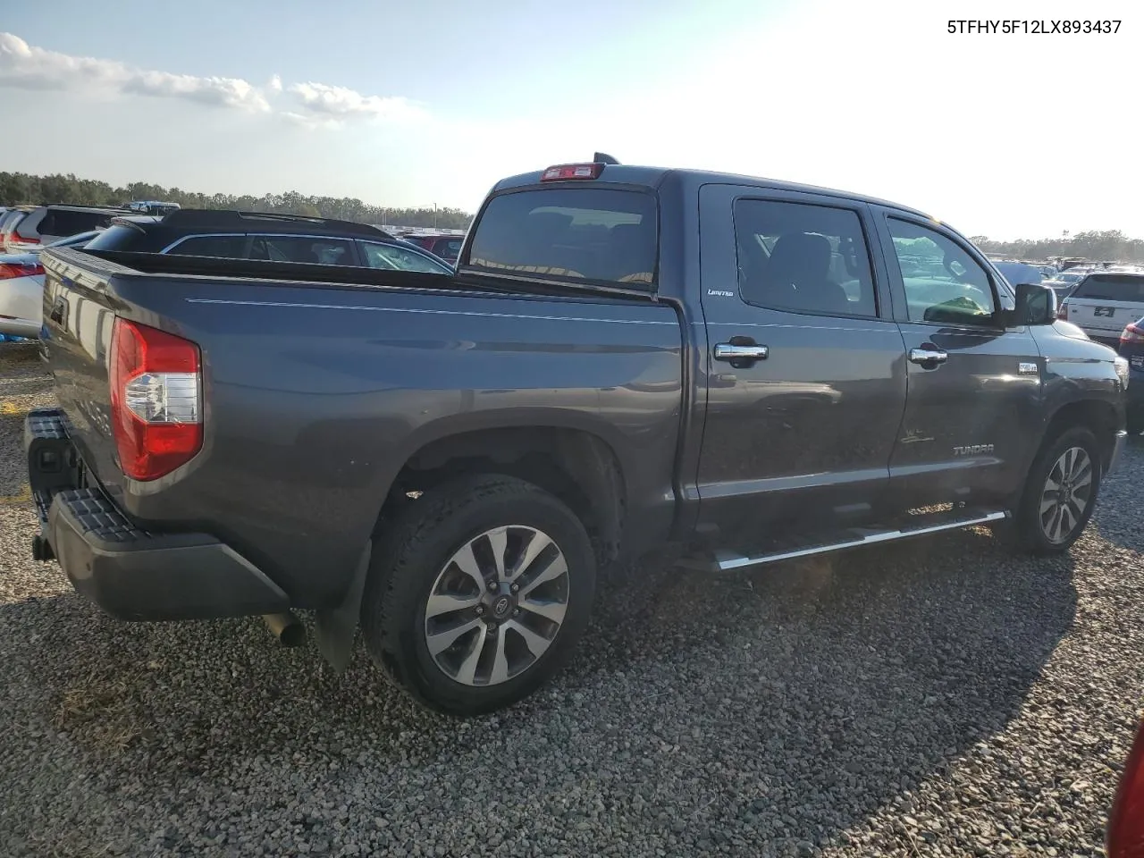 2020 Toyota Tundra Crewmax Limited VIN: 5TFHY5F12LX893437 Lot: 74246974