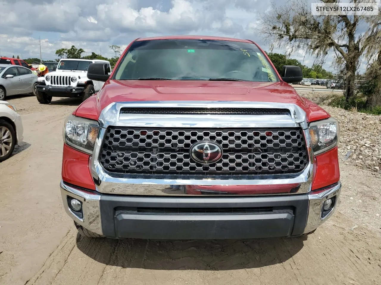 2020 Toyota Tundra Crewmax Sr5 VIN: 5TFEY5F12LX267485 Lot: 74507304