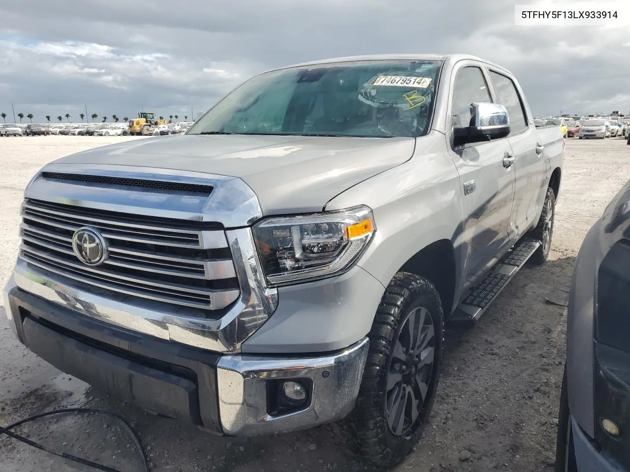 2020 Toyota Tundra Crewmax Limited VIN: 5TFHY5F13LX933914 Lot: 74679514