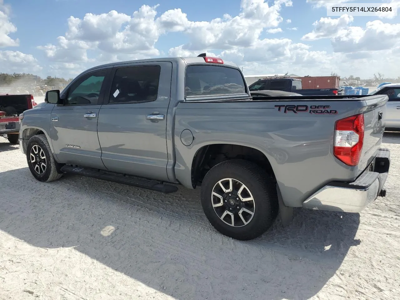 2020 Toyota Tundra Crewmax Limited VIN: 5TFFY5F14LX264804 Lot: 74714354