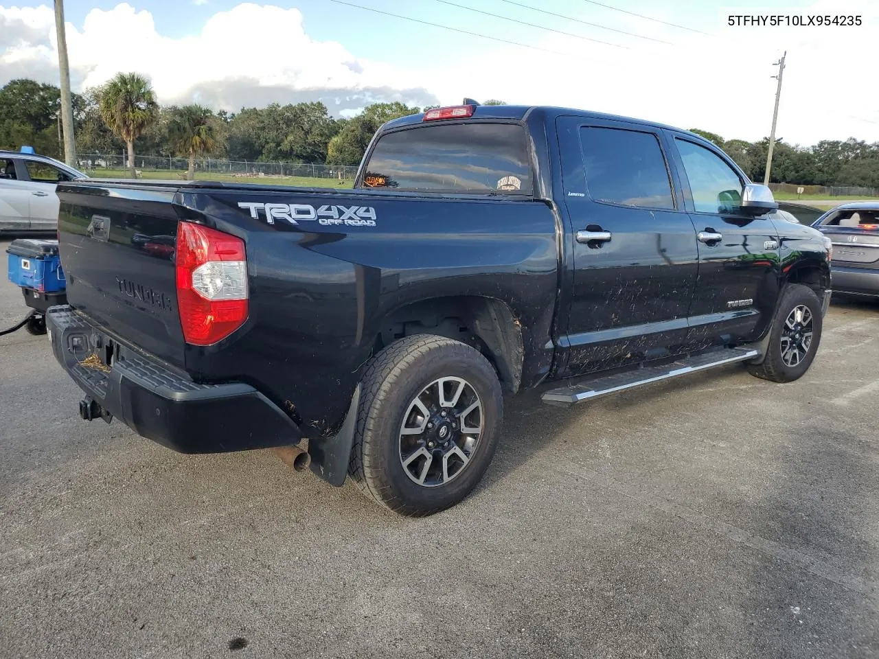 2020 Toyota Tundra Crewmax Limited VIN: 5TFHY5F10LX954235 Lot: 75107374