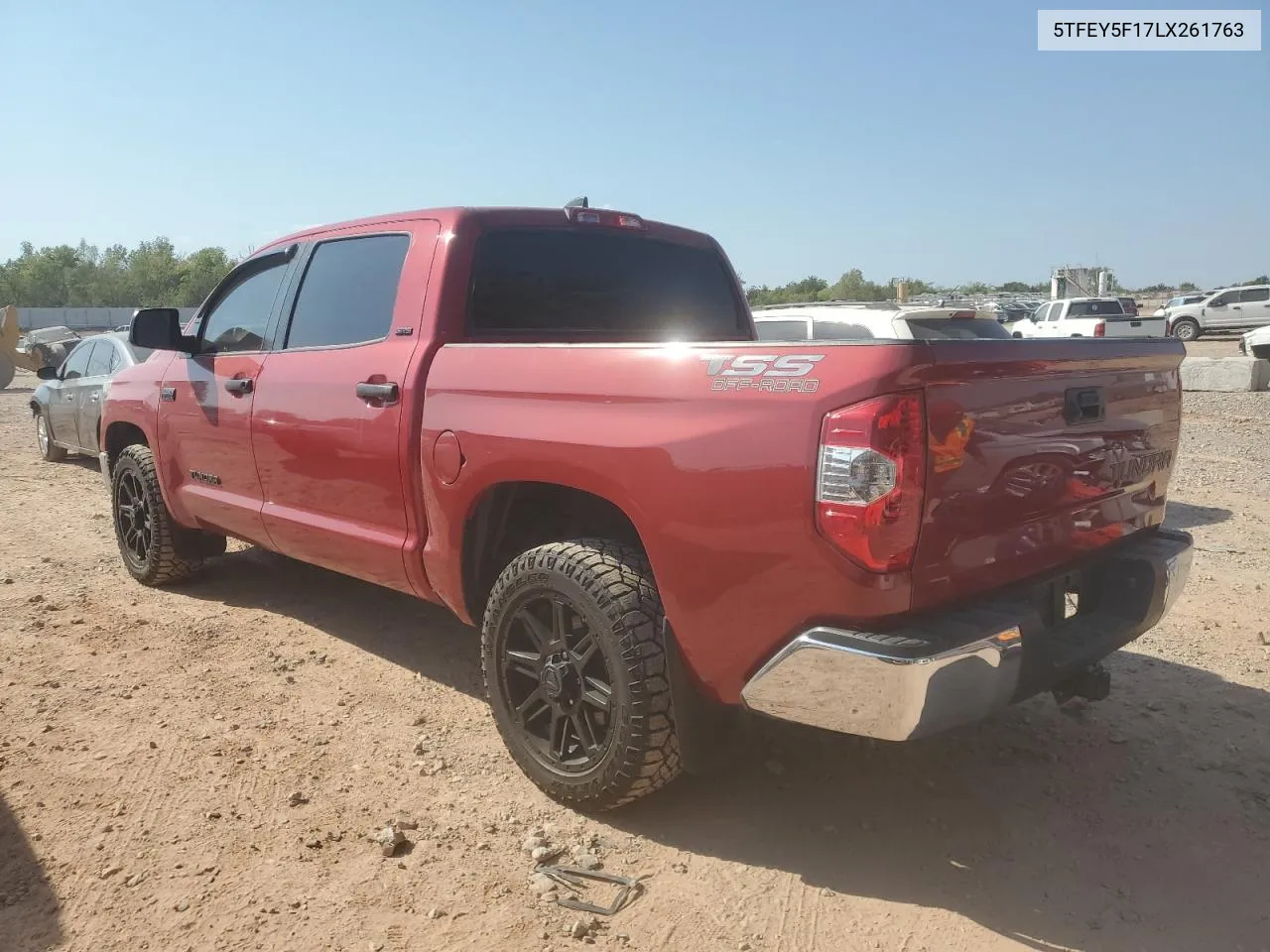 2020 Toyota Tundra Crewmax Sr5 VIN: 5TFEY5F17LX261763 Lot: 75463464