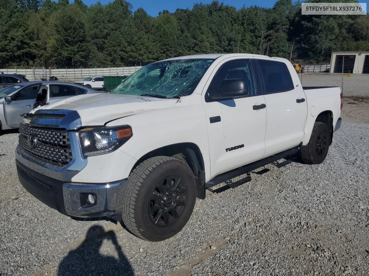 2020 Toyota Tundra Crewmax Sr5 VIN: 5TFDY5F18LX937276 Lot: 75754724