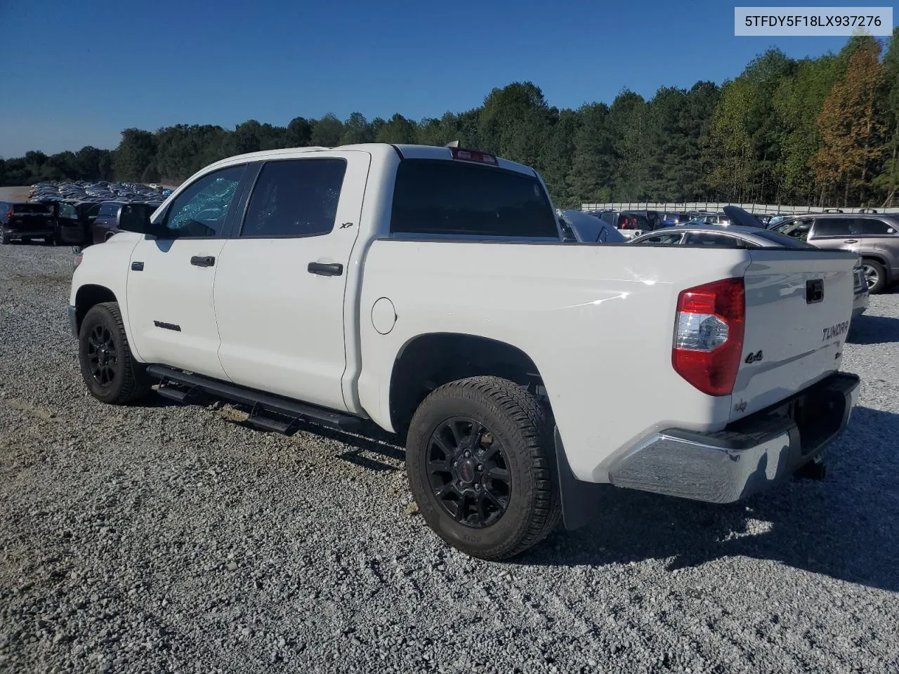 2020 Toyota Tundra Crewmax Sr5 VIN: 5TFDY5F18LX937276 Lot: 75754724