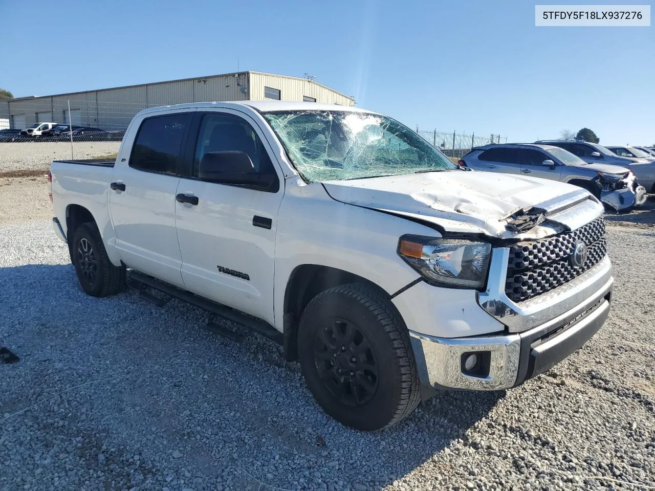 2020 Toyota Tundra Crewmax Sr5 VIN: 5TFDY5F18LX937276 Lot: 75754724