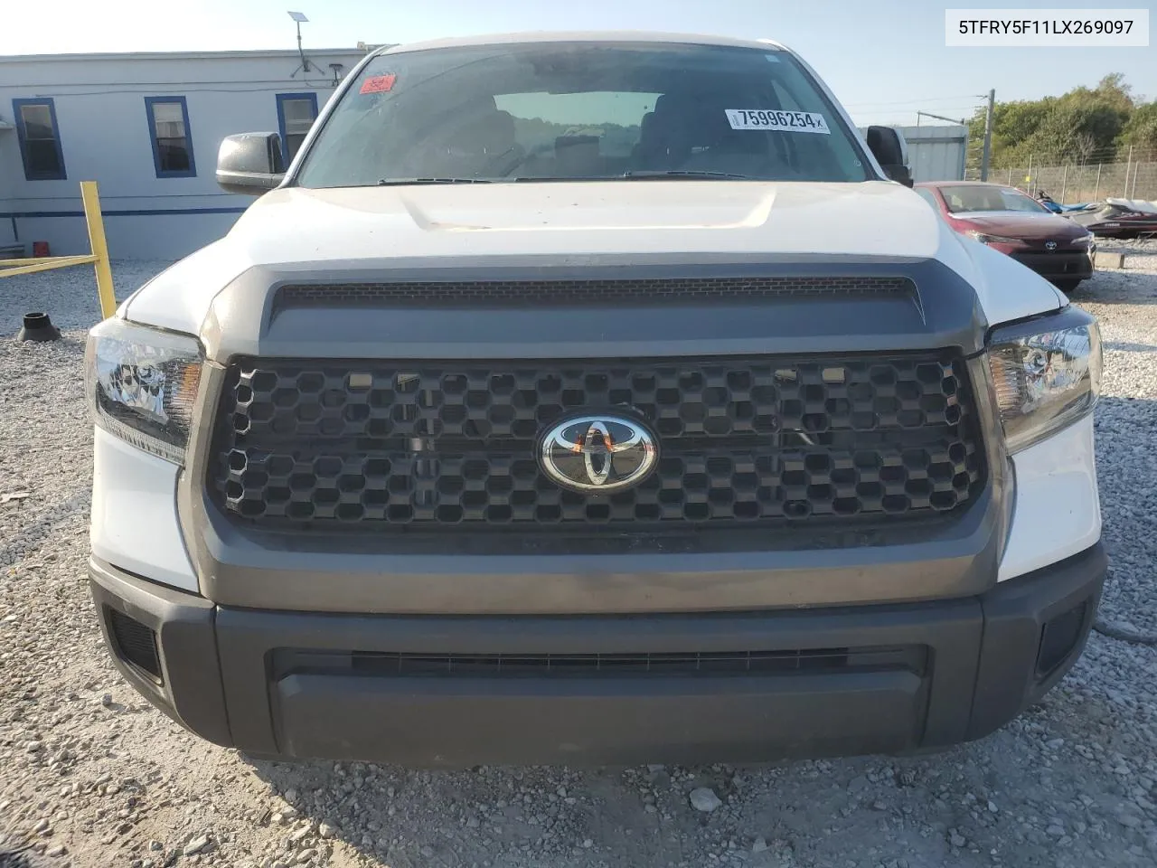 2020 Toyota Tundra Double Cab Sr VIN: 5TFRY5F11LX269097 Lot: 75996254