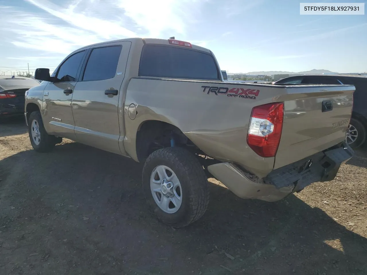 5TFDY5F18LX927931 2020 Toyota Tundra Crewmax Sr5