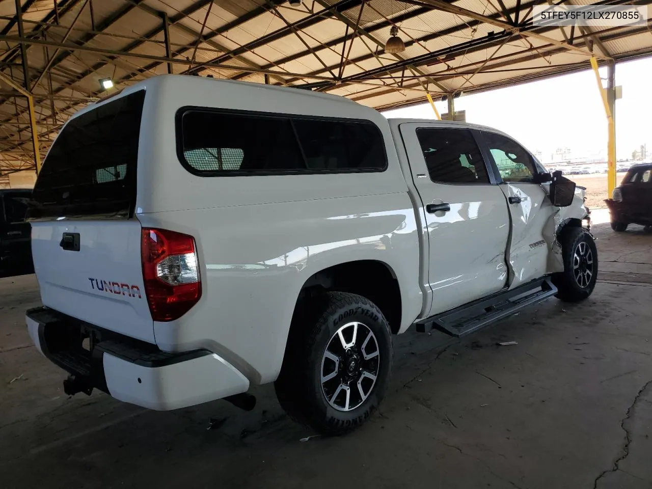 2020 Toyota Tundra Crewmax Sr5 VIN: 5TFEY5F12LX270855 Lot: 77198924