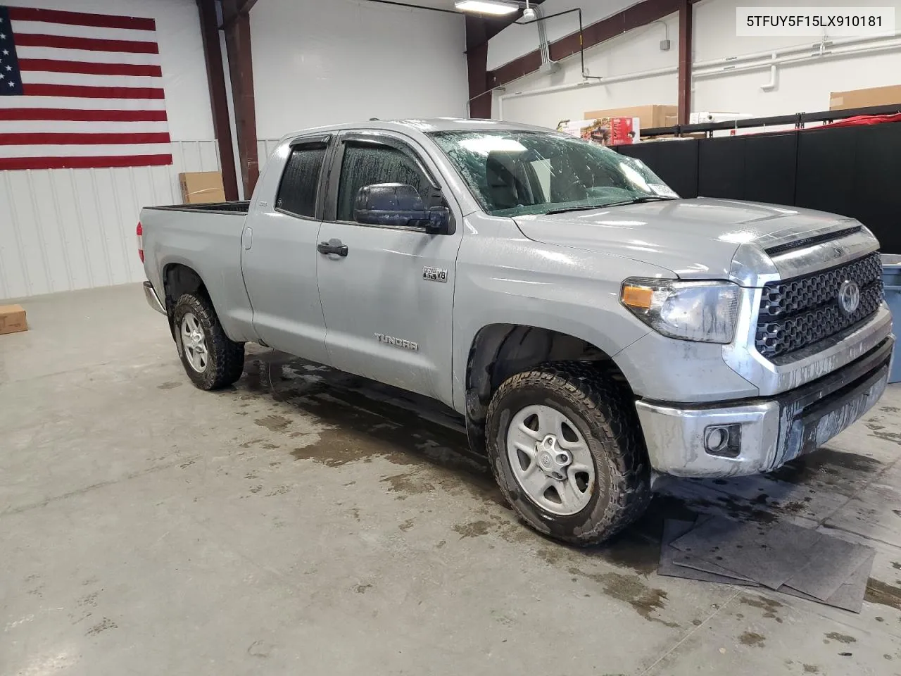 2020 Toyota Tundra Double Cab Sr VIN: 5TFUY5F15LX910181 Lot: 77520474