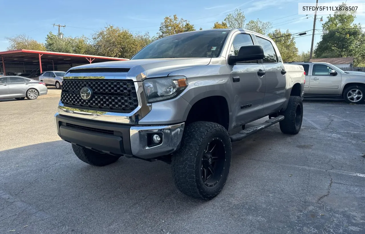 2020 Toyota Tundra Crewmax Sr5 VIN: 5TFDY5F11LX878507 Lot: 78523454