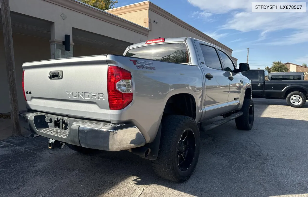 2020 Toyota Tundra Crewmax Sr5 VIN: 5TFDY5F11LX878507 Lot: 78523454