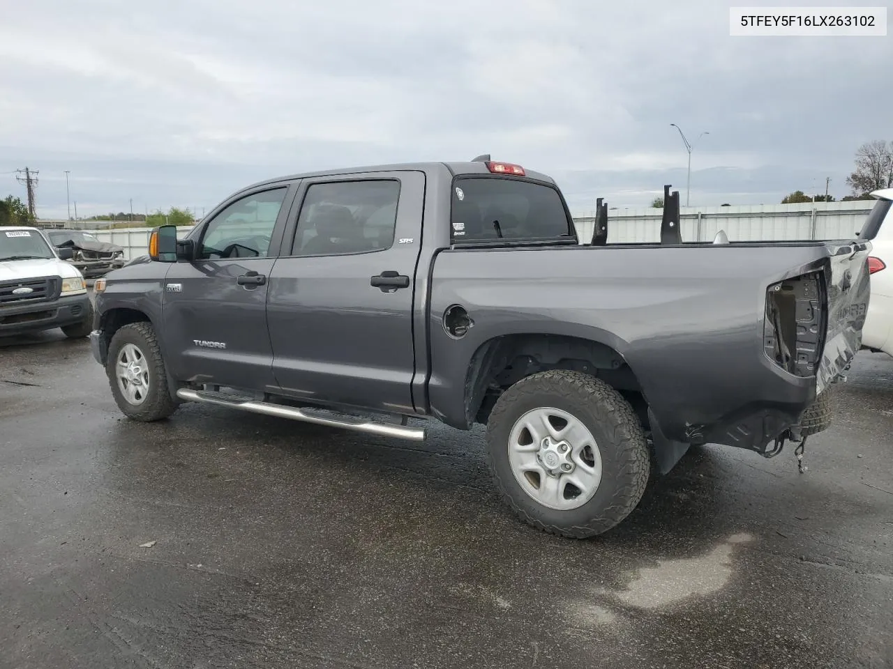 2020 Toyota Tundra Crewmax Sr5 VIN: 5TFEY5F16LX263102 Lot: 80646364