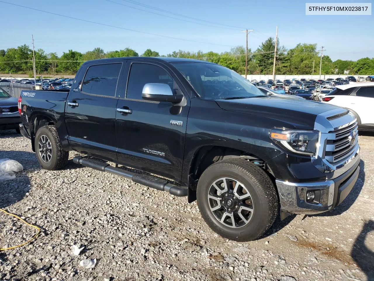 5TFHY5F10MX023817 2021 Toyota Tundra Crewmax Limited