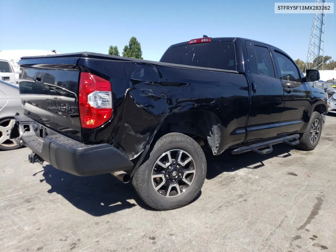 2021 Toyota Tundra Double Cab Sr/Sr5 VIN: 5TFRY5F13MX283262 Lot: 60354474