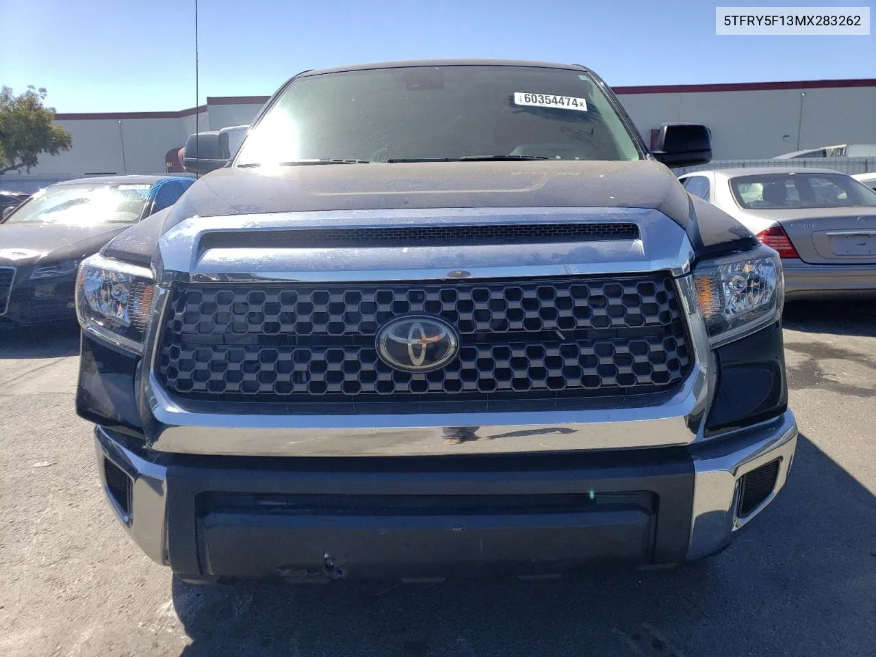 2021 Toyota Tundra Double Cab Sr/Sr5 VIN: 5TFRY5F13MX283262 Lot: 60354474