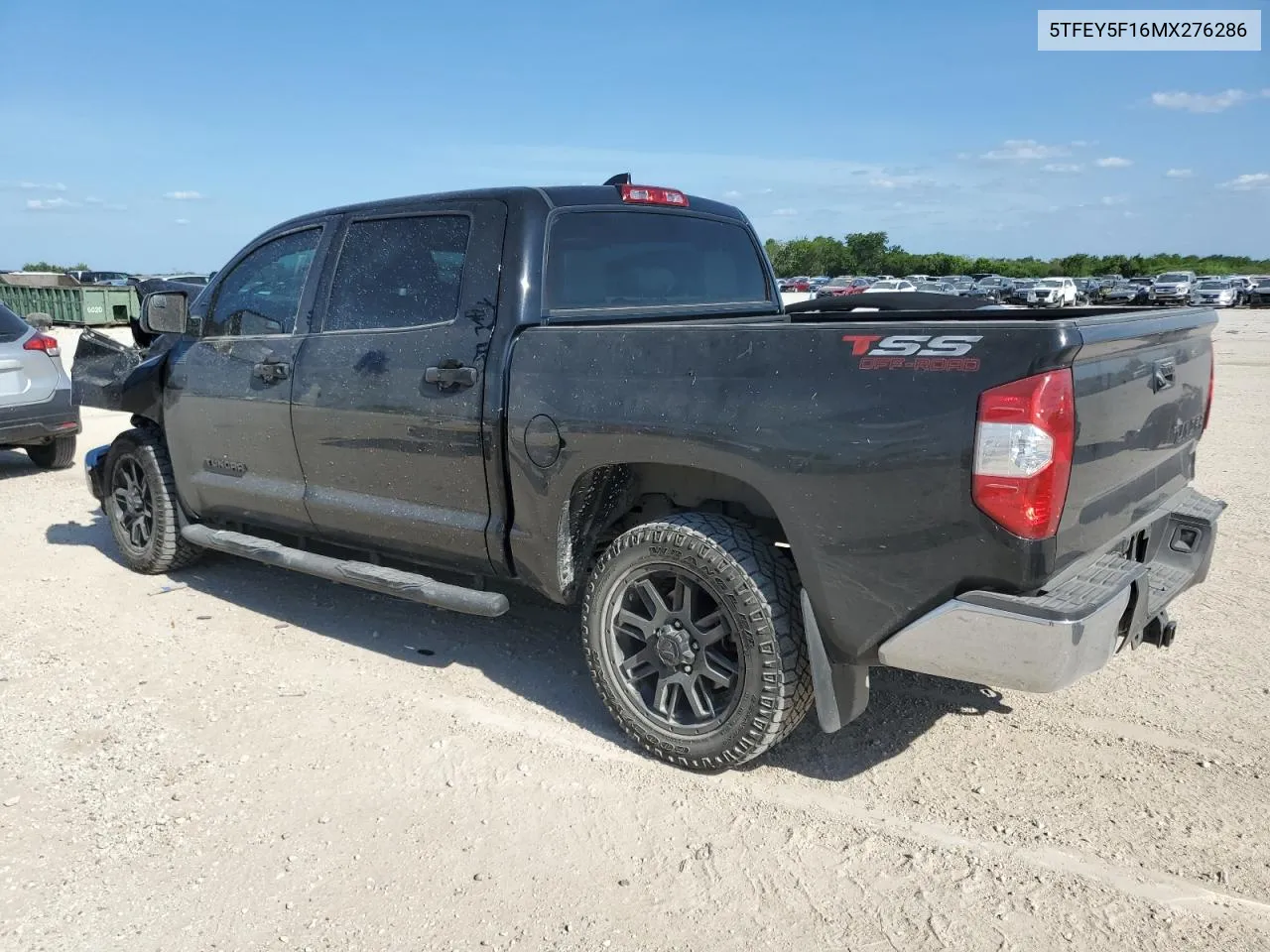 2021 Toyota Tundra Crewmax Sr5 VIN: 5TFEY5F16MX276286 Lot: 61112804