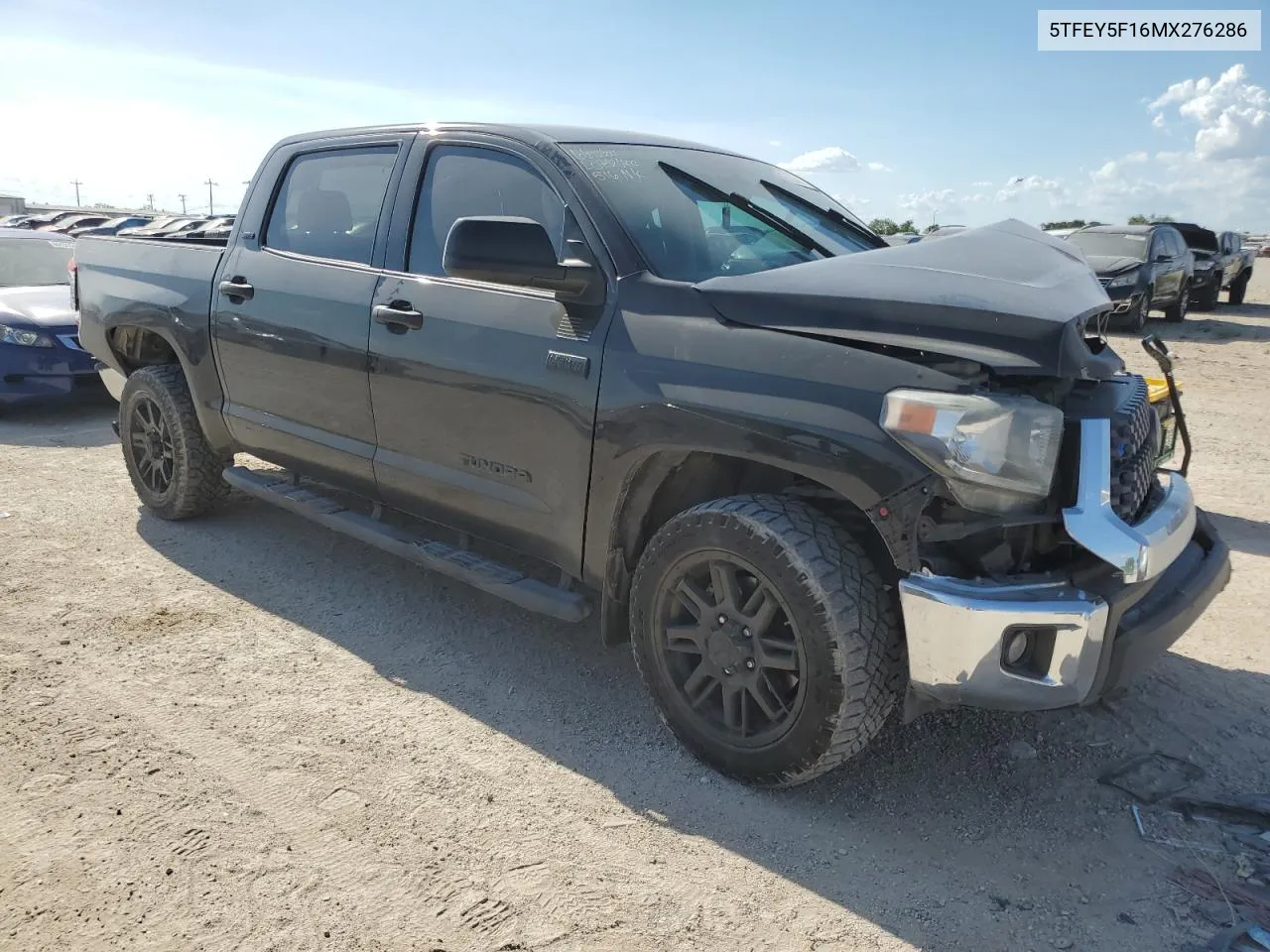 2021 Toyota Tundra Crewmax Sr5 VIN: 5TFEY5F16MX276286 Lot: 61112804